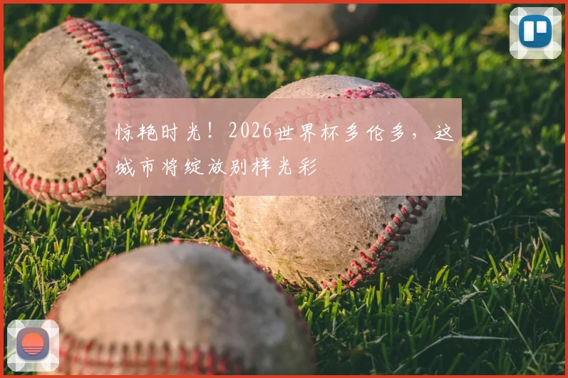 惊艳时光！2026世界杯多伦多，这城市将绽放别样光彩